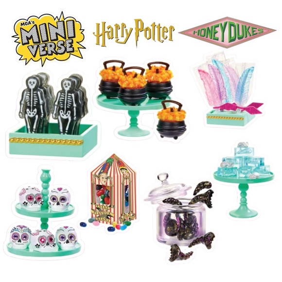 MGA's Miniverse Make It Mini Honeydukes™ Harry Potter™ Bundle Lot of 7 (2/2) - Picture 1 of 3